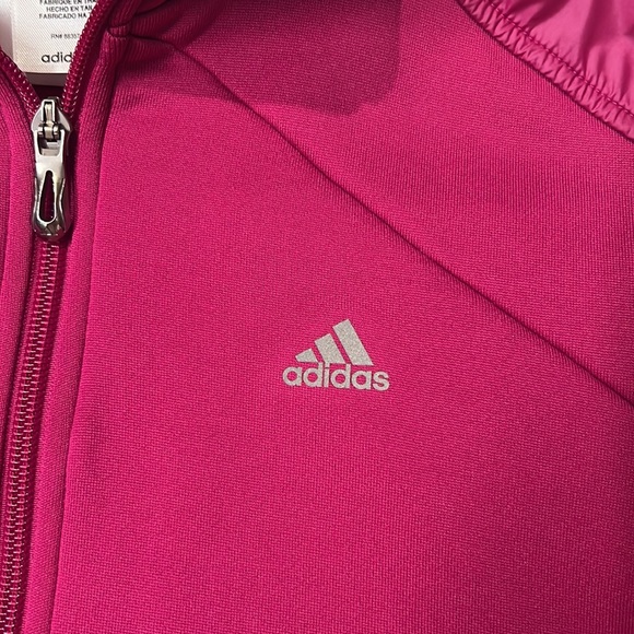 Adidas Climacool Rare Shiny Plum Zip Up Jacket Size Small - Picture 6 of 11